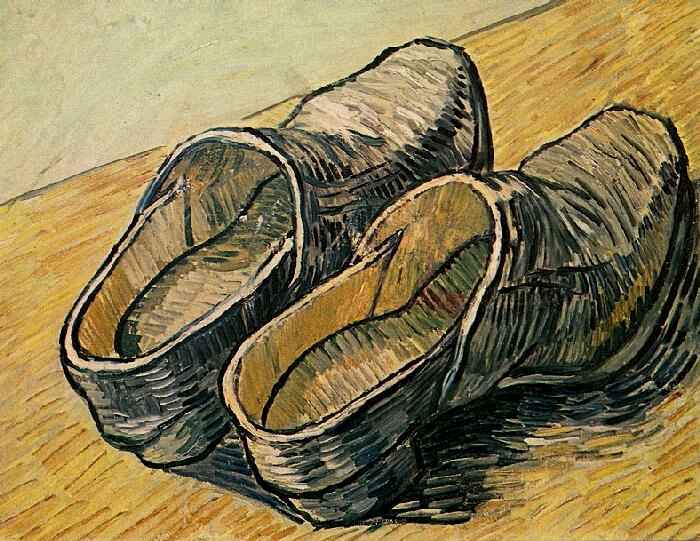 Картина Ван Гога Пара кожаных башмаков 1888